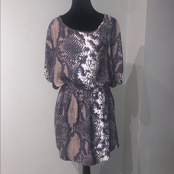 Chic Snake Print Dress - Picture 1 of 4